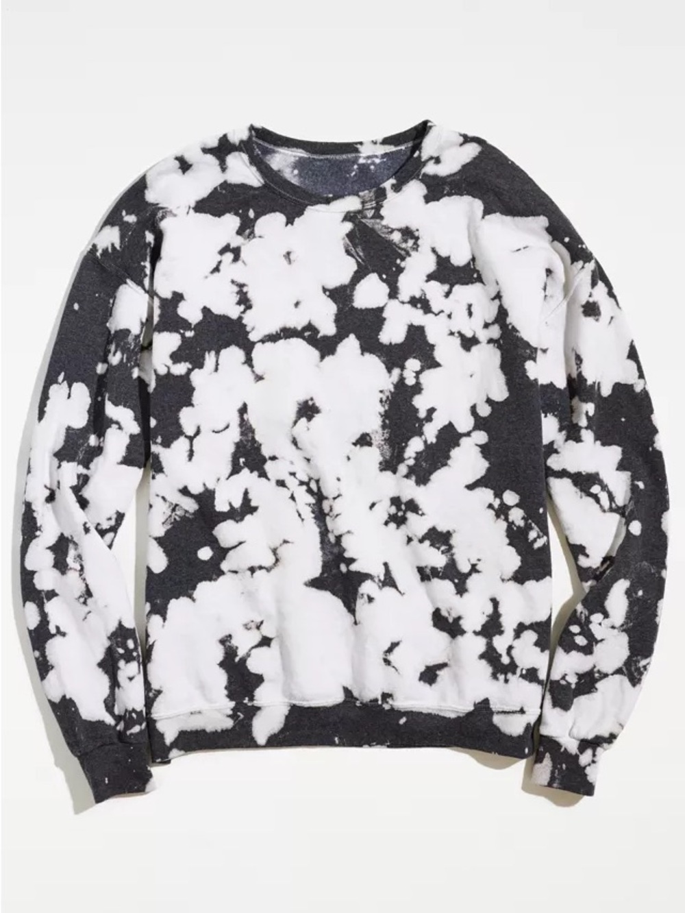 Urban Renewal Remade Monochrome Tie-Dye Crew Neck Sweatshirt One Size